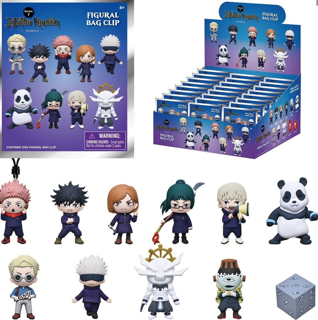 Jujutsu Kaisen Season 2 Figural Bag Clip Series 7 Blind Bag