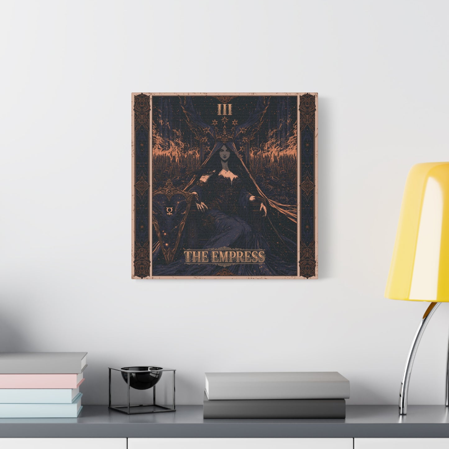 The Empress Tarot Art Canvas