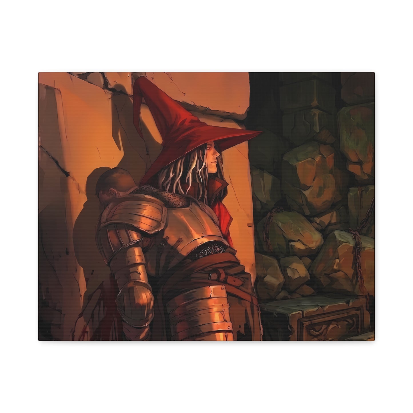 Big Slump Matte Canvas Print — "The Dungeon Carry" Raid Art