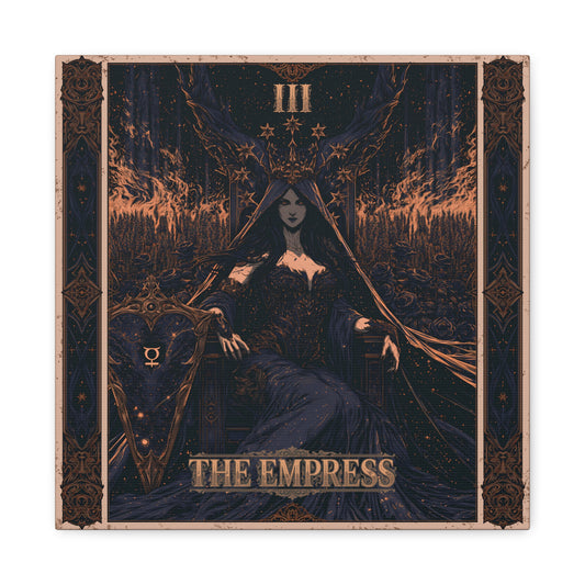 The Empress Tarot Art Canvas